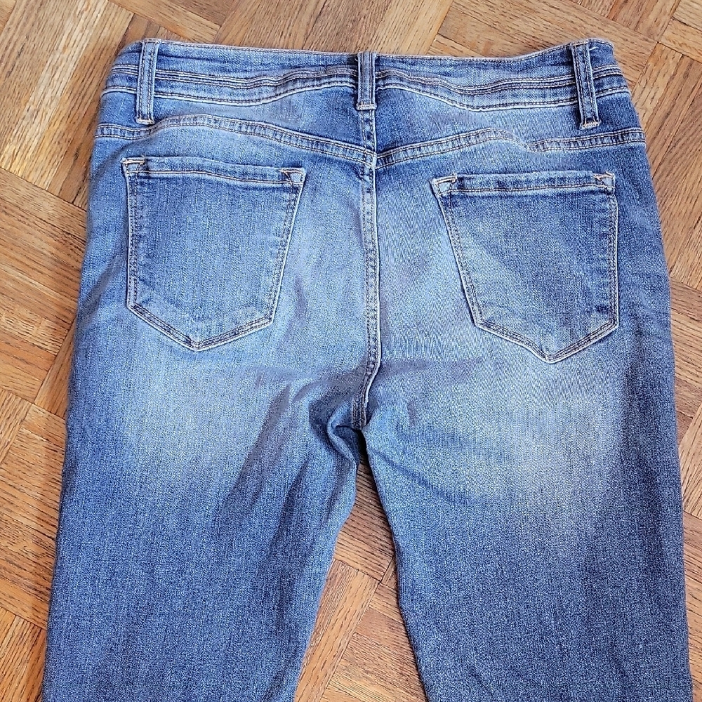 KanCan Mid Rise Skinny Denim Jeans Distressed Cotton Stretch Size 30 - Picture 11 of 11